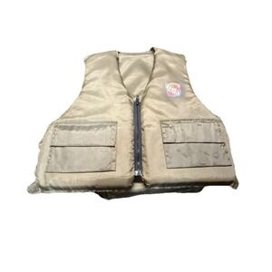 Vintage Stearns Fishing Life Flotation Type III Vest Adult Vest Size 30"-52"